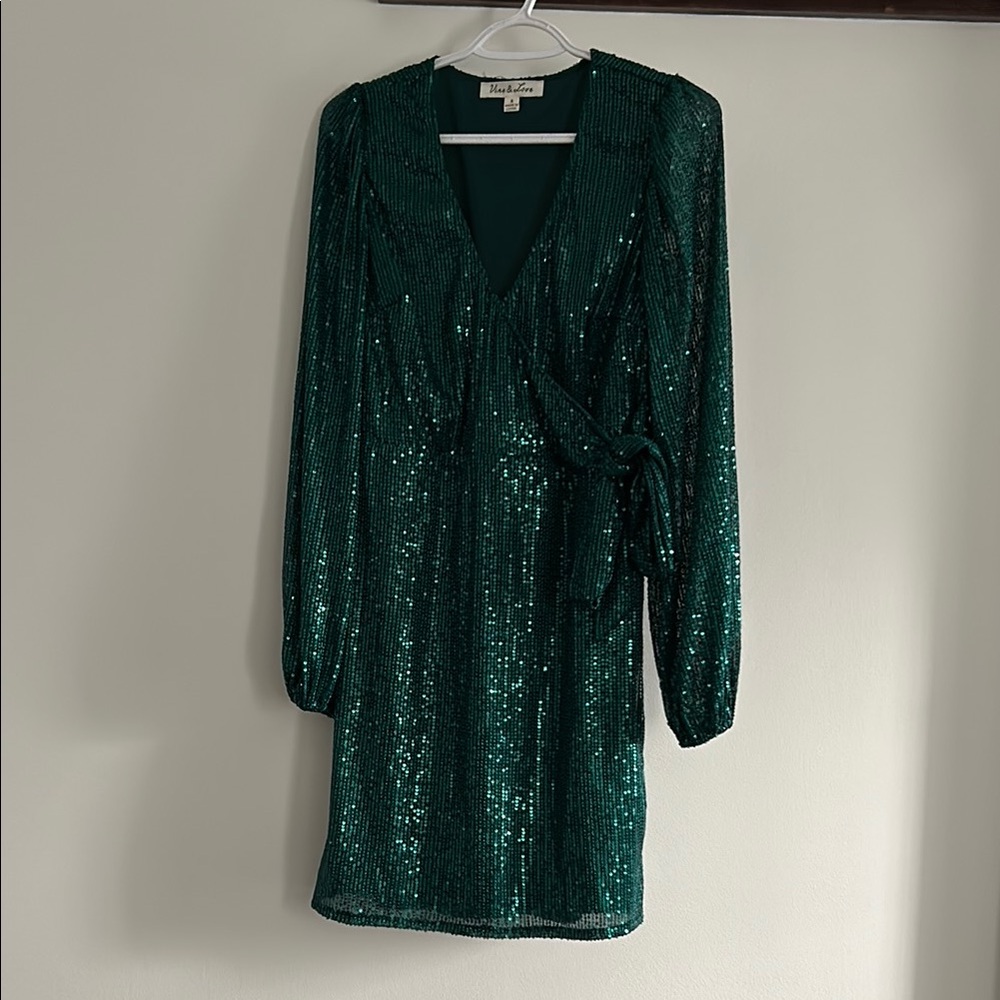 Green Sequin Dress